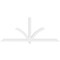 Ekena Millwork Redmond Architectural Grade PVC Gable Bracket, 96"W x 40"H x 4"D x 4"F, 10/12 Pitch GBP096X40X0404RED00 - alternate 3